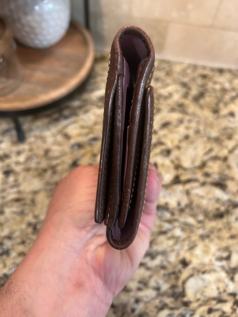 Coach Brown Leather Zip-Around Wallet Clutch Organizer - Picture 4 of 12